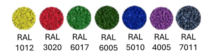 colores mesas de corcho para jardineras.