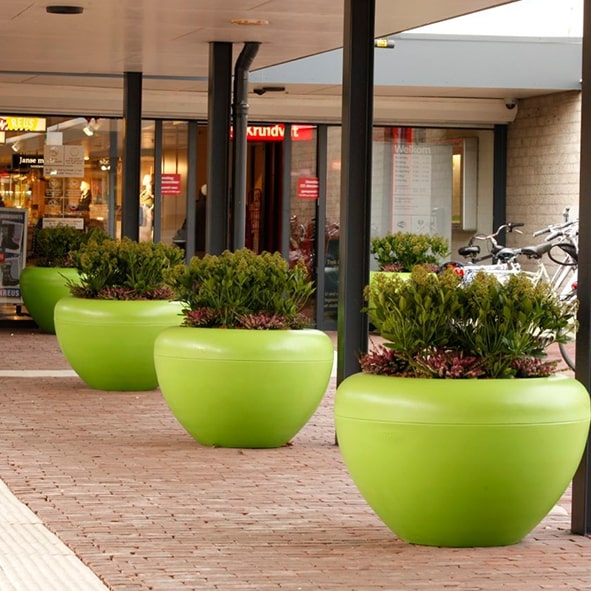 jardineras de exterior recicladas
